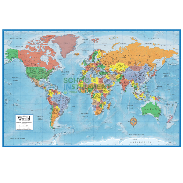 Map of The World, 3D